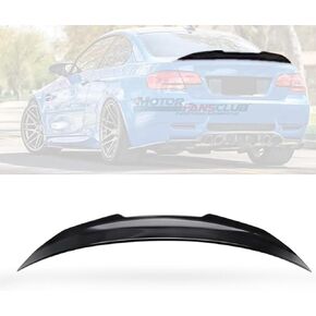 MotorFansClub Rear Spoiler Trunk Wing Fit for BMW 3 Series E90 M3 323i 325i 328i Sedan 2006 2007 2008 2009 2010 2011 Trunk Lid Spoiler(Glossy Black)