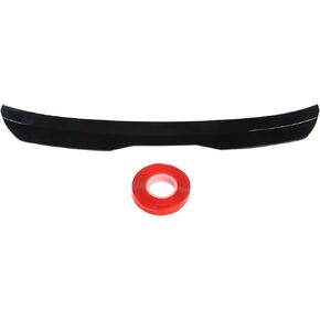 Car Rear Spoiler Trunk Spoiler Lip, Rear Window Roof Rear Spoiler Kit Visor Deflector Universal Fit Window Top Rear Roof Lip Molding Trim (Carbon Fiber)