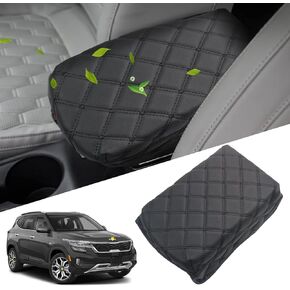 for 2021 2022 2023 2024 Kia Seltos Armrest Cover Central Console Armrest Pad Seat Box Cover 2023 2024 Kia Seltos Center Console Cover Soft Cushion 2023 2024 Seltos Accessories