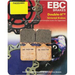 EBC Brakes FA322/4HH Disc Brake Pad Set, Black, One-Size