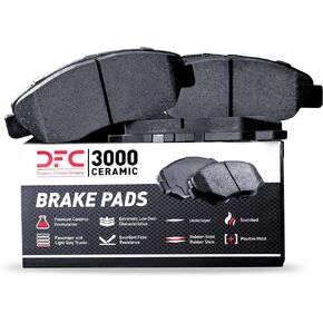 Dynamic Friction Company 3000 Ceramic Brake Pads 1310-1114-00-Rear Set