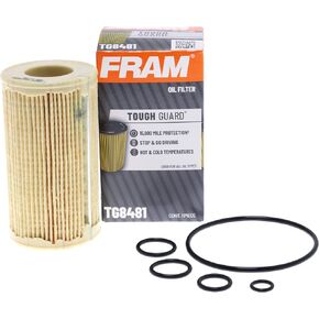 FRAM Tough Guard Replacement Oil Filter TG8481 with SureGrip, Designed for Interval Full-Flow Conventional and Synthetic Oil Changes Lasting Up to 15K Miles (Pack of 1)