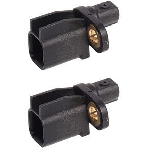 ENA Set of 2 Rear Left Right ABS Wheel Speed Sensor Compatible with Ford Lincoln Mazda Volvo C-Max Escape Focus Transit Connect MKC 5 3 S60 V60 XC60 XC70 S80 C30 C70 S40 V50 Replacement for ALS2380