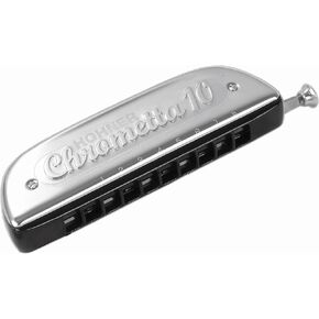 HOHNER 253-C Chrometta 10 Harmonica, Chromatic, Key of C