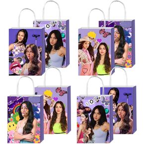 EKIH 12pcs Olivia Party Favor Gift Bags Goodie Bags with Handles for Rodrigo Birthday Party Decorations Supplies in Kuwait