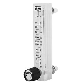 Air Flow Meter,Professional LZQ-7 Flowmeter 2-20LPM Flow Meter with Control Valve,Gas Flow Meter Tester for Oxygen/Air/Gas/Gas/Methane