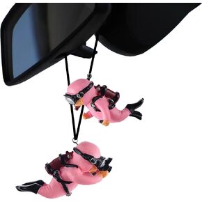 Cool Swinging Diver Car Hanging Ornament, Pendant Interior Rear View Mirror Accessories Car Mirror Hanging Accessories Swinging Diver Decoration, Car Decor for Teens Women Men