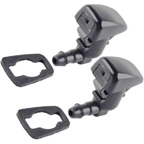 8S4Z17603AA Windshield Washer Nozzle Water Jet Compatible for 2008 2009 2011 Ford Focus (Set of 2)