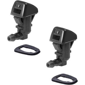7C3Z-17K605-A Front Windshield Washer Nozzles Compatible with 2011-2016 Ford F250 F350 F450 F550,Spray Jet Kit (pack of 2)