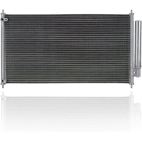 A/C Condenser - Pacific Best Inc. Compatible/Replacement for 4165 13-17 Honda Accord Sedan/Coupe - With Receiver & Dryer Parallel, Flow Construction