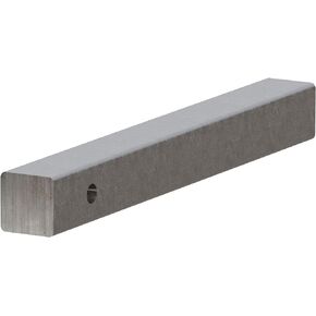 CURT 49533 2-Inch x 18-Inch Weld-On Raw Steel Trailer Hitch Bar Shank