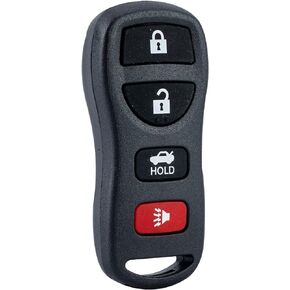 Replacement For 2002 2003 2004 2005 2006 Nissan Altima Maxima Keyless Remote 4 Button Key Fob KBRASTU15