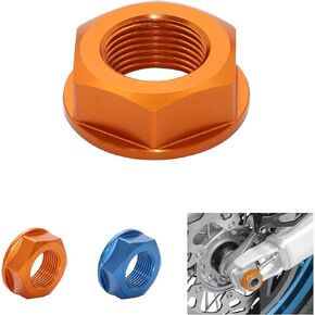M20 Motorcycle Rear Wheel Axle Lock Nut Bolt Accessories for Yamaha YZ250 YZ450FX WR250R WR400 426 450F 1999-2021(Blue)…