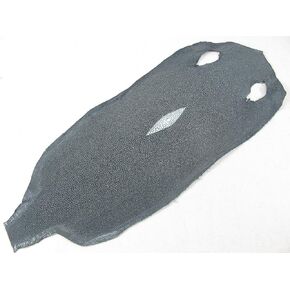PELGIO Genuine Stingray Skin Leather Soft Hide Pelt Traffic Grey (5" x 12")