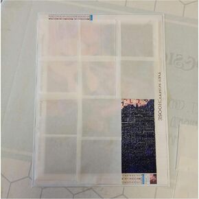 400 Pcs Diamond Painting Release Paper 4x4" (10 x 10 cm),Non-Stick Silicone Diamond Art Release Paper Sheets,Small Double-Sided Painting Cover Replacement Paper Clear in Kuwait