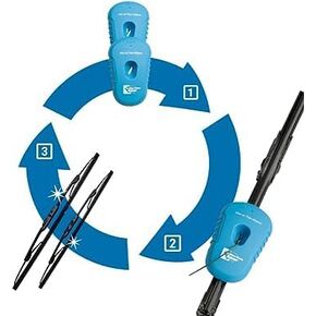 Windshield Wiper Blade Cutter & Regroover Universal Trimmer Tool Car Truck Boat Window Wipers - Vehicle Tool Quickly Restores & Repairs Wiper Blades without Replacement Multiple Uses - Easy DIY