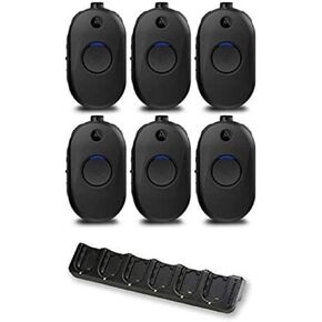 Motorola CLP1010e UHF 1 Channel 1 Watt Two-Way Radio 6-Pack with Bank Charger