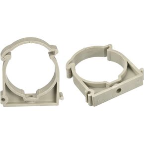 uxcell 20mm Dia Pipe Clamps Clips, PPR Water Hose Fittings Tube Holder with Lock for Water Supply White 8 Pcs
