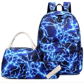 Sugaroom Daisy Prints School Backpack for Girls Backpack with Lunch Box Lightweight Water Resistant Kids Backpack Elementary Primary Middle School Bags Bookbags Set in Saudi Arabia
