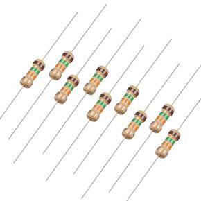 uxcell 50Pcs 15K Ohm Resistor, 1/4W 5% Tolerance Carbon Film Resistors, 4 Bands for DIY Electronic Projects and Experiments