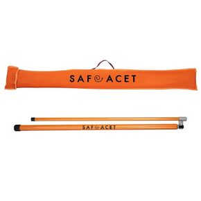 20 ft Load Height Stick for Truck - Folding Telescoping Measuring Sticks with Portable Bag & Cross Arm - Heavy Haul Carrier Essential Tool for Oversize Trucks, Car Haulers