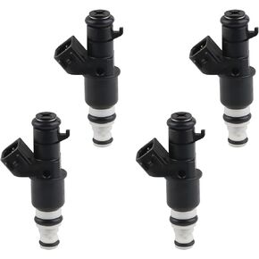 JDMON Fuel Injectres Replacement for Honda Accord 2003-2007 CR-V 2005-2011 Element 2003-2011 Civic 2015 2.4L Acura RSX 2.0L 2005-2007 FJ484 16450RAAA01 4Pcs