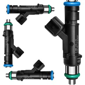 Fuel Injectors Fits For Ford: Focus/EcoSport/C-Max/Fusion/Transit Connect, Fits For Lincoln: MKZ, 2008-2018 L4 2.0L, 0280158179(4 Pcs)