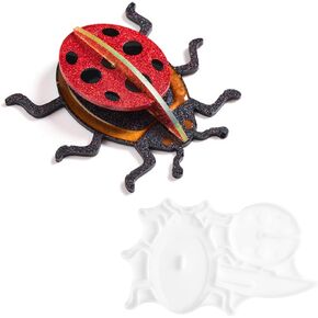 3D Silicone Resin Mold, Stitching Epoxy Resin Molds, Bee Resin Mold, for Resin Casting, Home Décor, DIY Resin Mold Create. High Simulation, 5.24x4.61’’