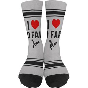 I Love To Fart Crew Socks For Men