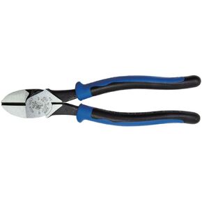Klein Tools J2000-59 Pliers, Diagonal Cutting Journeyman Pliers with High-Leverage Design, Larger Head and Extra Long Blades, 9-Inch
