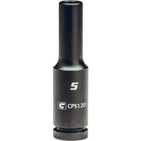 Capri Tools 4 mm Deep Impact Socket, 1/4-Inch Drive, 6-Point, Metric