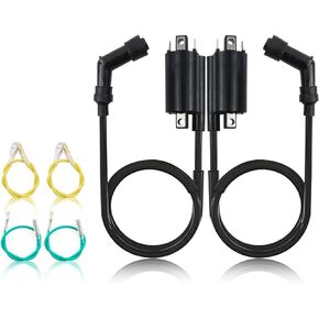 2Pcs Ignition Coil Spark Plug Caps For Honda CB350 CL350 CB450 CL450 1968-1973 SL350 1969-1973 30500-283-000 30520-369-003