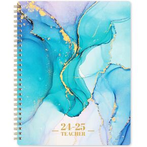 2024-2025 Teacher Planner - Teacher Lesson Planner 2024-2025, Academic Planner from July 2024 to June 2025, 9.8" x 7.7", Lesson Planner 2024-2025 Academic Year with Inspirational Quotes