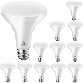 Energetic 6 Pack LED Recessed Light Bulbs BR30, 1100 Lumens, 85W Equivalent, Dimmable, Soft White 2700K, Indoor Flood Lights for Recessed Cans, UL Listed