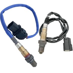 2PCS 234-5113 234-4575 Oxygen O2 Sensor Compatible with 2012-2014 Ford Focus Fusion 2015 Lincoln MKC Upstream & Downstream Oxygen Sensor Set