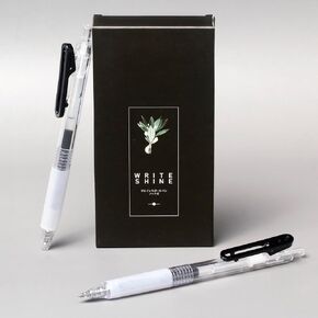 Black Gel Pens 0.7 Super Smooth Writing Office Pens,Medium Point Liquid Gel Ink Pens for Writing、Note Taking，0.7mm Retractable Pen,6 Count