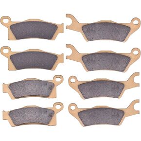 Ceramic Front & Rear Brake Pads for Can Am Outlander 450 570 650 800 1000 MAX 6x6 / Renegade 500 570 650 800 850 1000 2012-2022 OEM# 715900248 715900249 705601014 705601015 FA617 FA618