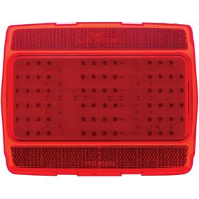 United Pacific FTL6401LED 68-LED Tail Light Lens For 1964.5-66 Ford Mustang - ONE UNIT