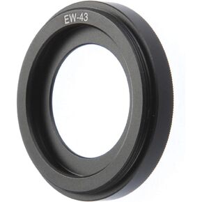 Metal EW-43 Lens Hood for Canon EF-M 22mm F2 STM Lens, EW-43 Replacement - Black