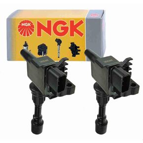 2 pc NGK Ignition Coils compatible with Mazda Miata 1.8L L4 2001-2005