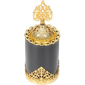 Cabilock 1pc Middle Eastern Incense Burner Fireproof Incense Iron Candle Buddha Incense Holder Metal Incense Furnace Vintage Incense Holders Old Fashioned Ceramics Office Burn Incense