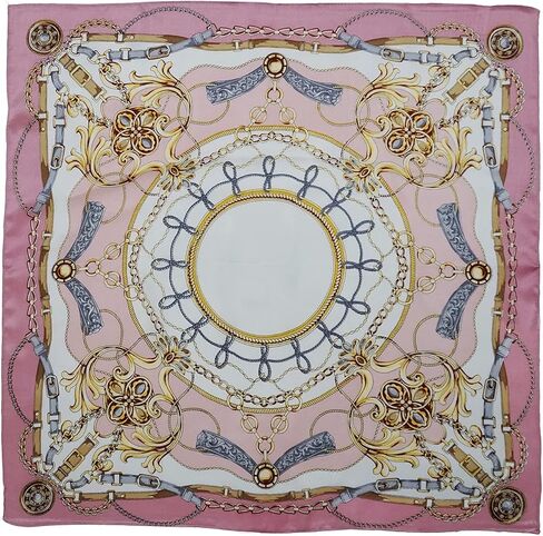 وشاح حريري التوت النقي 100% مقاس 21 بوصة × 21 بوصة أوشحة رأس خفيفة الوزن للنساء والرجال أوشحة مطبوعة مربعة صغيرة in Kuwait