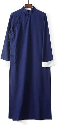 Kungfu Tai Chi Chinese Traditional Cheongsam Suit Mandarin Martial Arts Uniforms Long Shirt Pants Set in Saudi Arabia