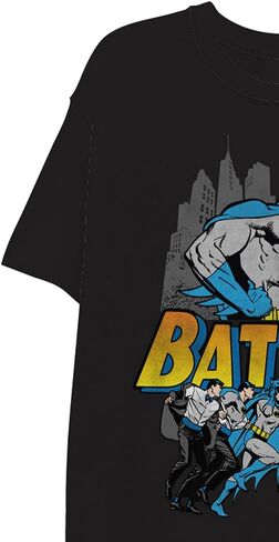 DC Comics Mens Batman Shirt - Batman, Robin, Joker - Batman Throwback Classic Super Soft T-Shirt in Saudi Arabia
