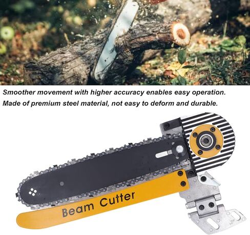 Beam Cutter Circular, Hand Tools stable Beam Cutter Circular Saw Blade Chainsaw Attachment Adapter Steel for Woodworking in Saudi Arabia