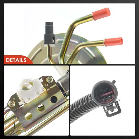 مجموعة مضخة الوقود الكهربائية الممتازة مع وحدة إرسال متوافقة مع Ford E-150 E-250 E-450 E-550 Super Duty 2003، E-150 E-250 Econoline Club Wagon 2000-2002، 5.4L 6.8L، استبدال # E2276S ، FE0479 in Saudi Arabia