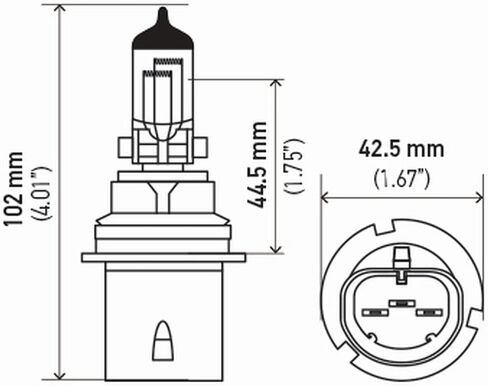 HELLA 9004P50 +50 Performance Bulb, 12V, 65/45W in Saudi Arabia