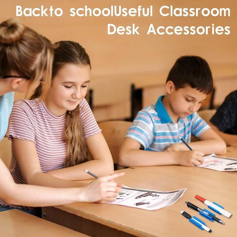 20Pcs Rubber Pencil Holder Pencil Holder for Desk, Adhesive Pen Holder,Pen Holder for Clipboard,for Desk,Classroom,Office. in Saudi Arabia