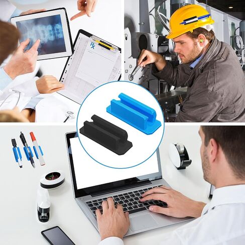 20Pcs Rubber Pencil Holder Pencil Holder for Desk, Adhesive Pen Holder,Pen Holder for Clipboard,for Desk,Classroom,Office. in Saudi Arabia
