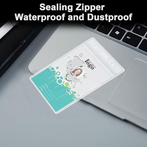 60 عبوة من حامل شارة الهوية الأفقي مع مشبك شارة معدني، حامل بطاقات الاسم مع مشبك شارة الهوية، حامل شارة اسم الهوية البلاستيكي الشفاف أفقي مع مشابك شارة in Kuwait